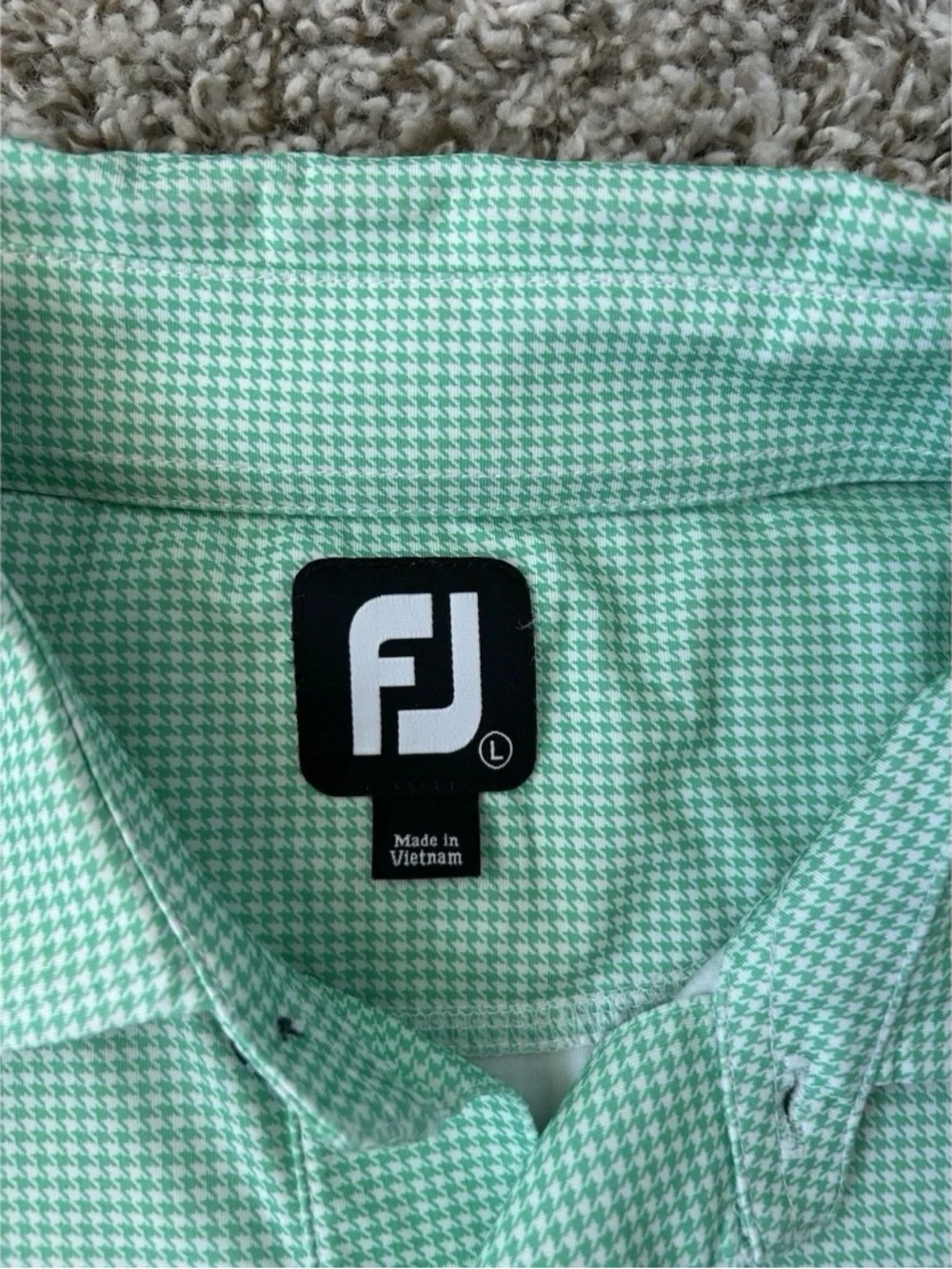 FootJoy x John Deere Classic 50th Anniversary Men's Green Golf Polo - Picture 4 of 8